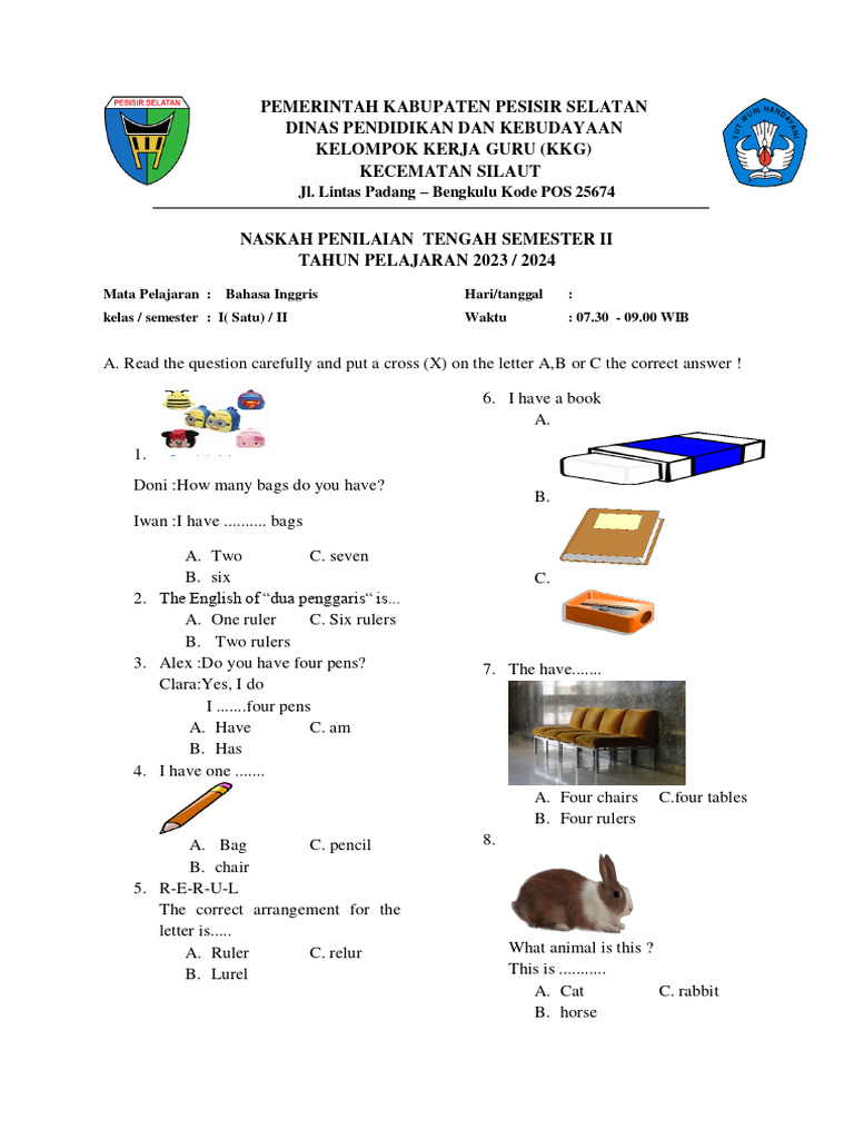 Mempersiapkan Diri Panduan Lengkap Mengunduh Soal UTS Kelas 1 Semester 2