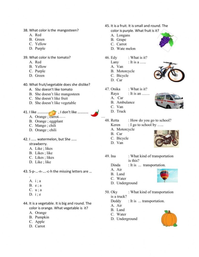 5 Soal Bahasa Inggris Kelas 3 SD Semester 1 yang Paling Sering Bikin Siswa Salah, Wajib Tahu!
