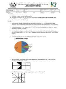 Ujian Matematika Semester Genap 2023 PDF