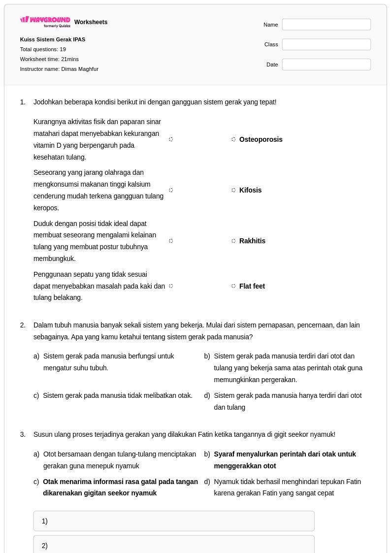 50 lembar kerja Masalah Terapan untuk Kelas 6 di Wayground Gratis