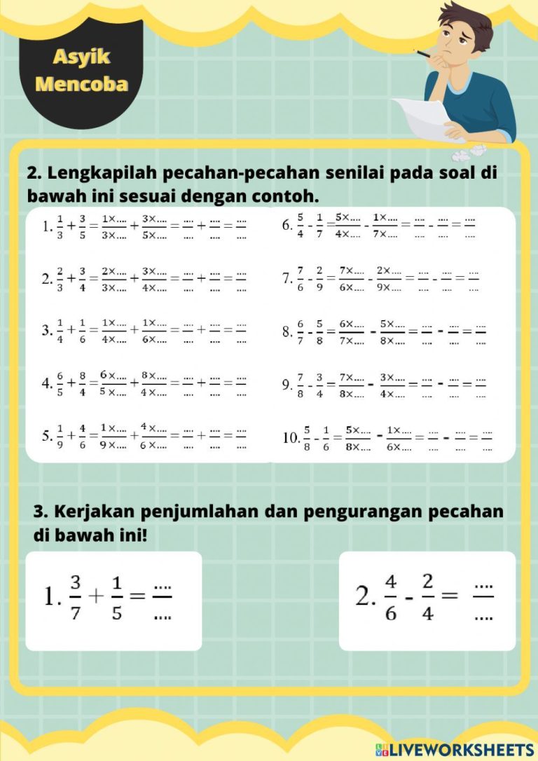 5 Soal Pecahan Kelas 5 Semester 1 yang Ternyata Bikin Bingung Orang Tua, Wajib Tahu 5 Soal Pecahan Kelas 5 Semester 1 yang Ternyata Bikin Bingung Orang Tua, Wajib Tahu