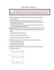 SOAL TEMA 7 SUBTEMA 3 dochsubjsjbdjsdjsdbjsdb DOCX