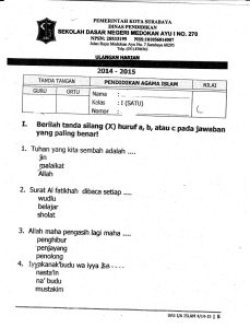 7 Contoh Soal Agama Hidnu Kelas 7 Semester 2 yang Wajib Dikuasai Sebelum Ujian