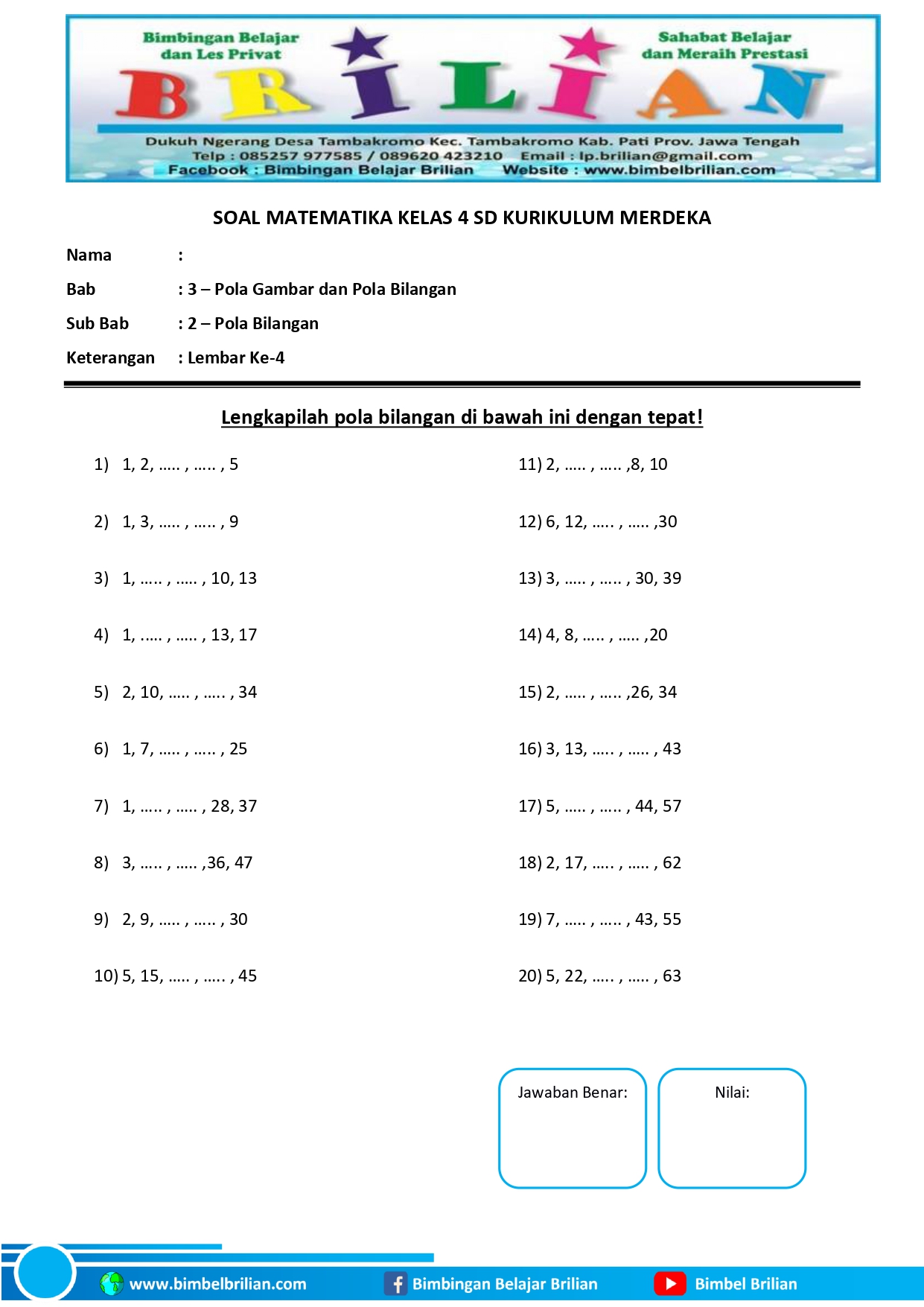 Soal-Soal TIK Kelas 2 SD yang Menyenangkan