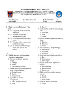 7 Soal Ujian PKN Kelas 7 Semester 1 2013 Ternyata Muncul Lagi di 2026, Wajib Tahu