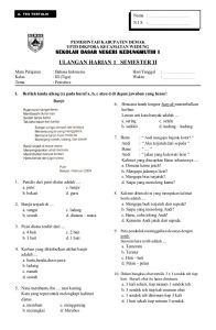 Soal Uas Bahasa Indonesia Kelas 3 Semester 1 Dalchaebi
