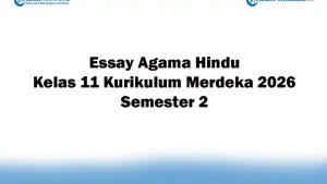 Akhirnya Terungkap 3 Contoh Soal Agama Hindu Kelas 11 Semester 2 Beserta Jawabannya yang Wajib Kamu Kuasai
