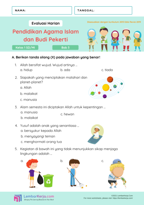 Ternyata Ini 5 Contoh Soal PAI Kelas 3 Semester 2 Kurikulum Merdeka 2026 Ternyata Ini 5 Contoh Soal PAI Kelas 3 Semester 2 Kurikulum Merdeka 2026