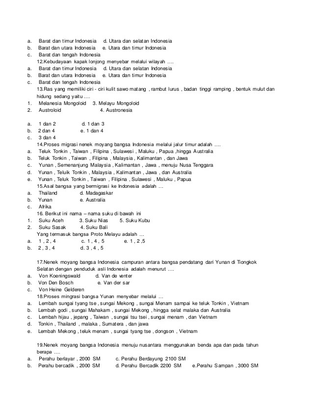 10 Contoh Soal Sejarah Indonesia Kelas 10 Semester 2 Kurikulum 2013 yang Wajib Kamu Kuasai Sebelum Ujian Akhir