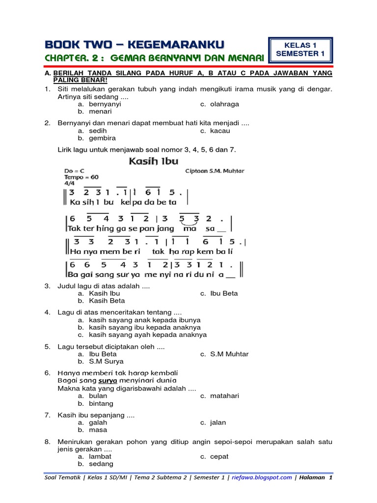 7 Contoh Soal Tema 2 Kelas 1 Subtema 2 yang Terbukti Memudahkan Belajar Matematika Anak