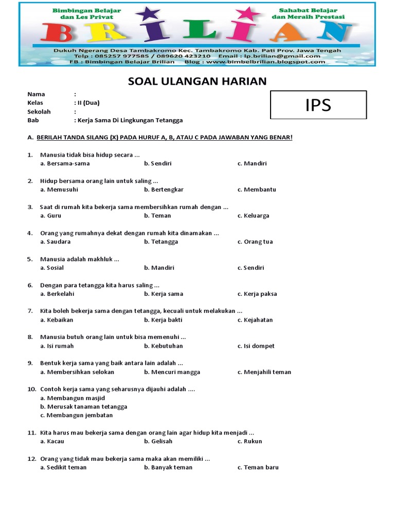 7 Fakta Ternyata Contoh Soal Mencocokkan IPS Kelas 2 SD Bisa Menguji Logika Anak Lebih Dalam