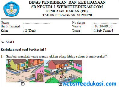7 Rahasia Contoh Soal Tema 1 Subtema 4 Kelas 2 Semester 1 yang Wajib Tahu Sebelum Ujian!