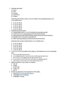Inilah 50 Contoh Soal Administrasi Sistem Jaringan Kelas 12 Semester 2 yang Wajib Kamu Latih Sebelum Ujian Akhir