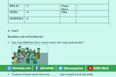 Temukan Contoh Soal Kelas 2 Tema 4 Kurikulum 2013 yang Bikin Siswa SD Semangat Belajar