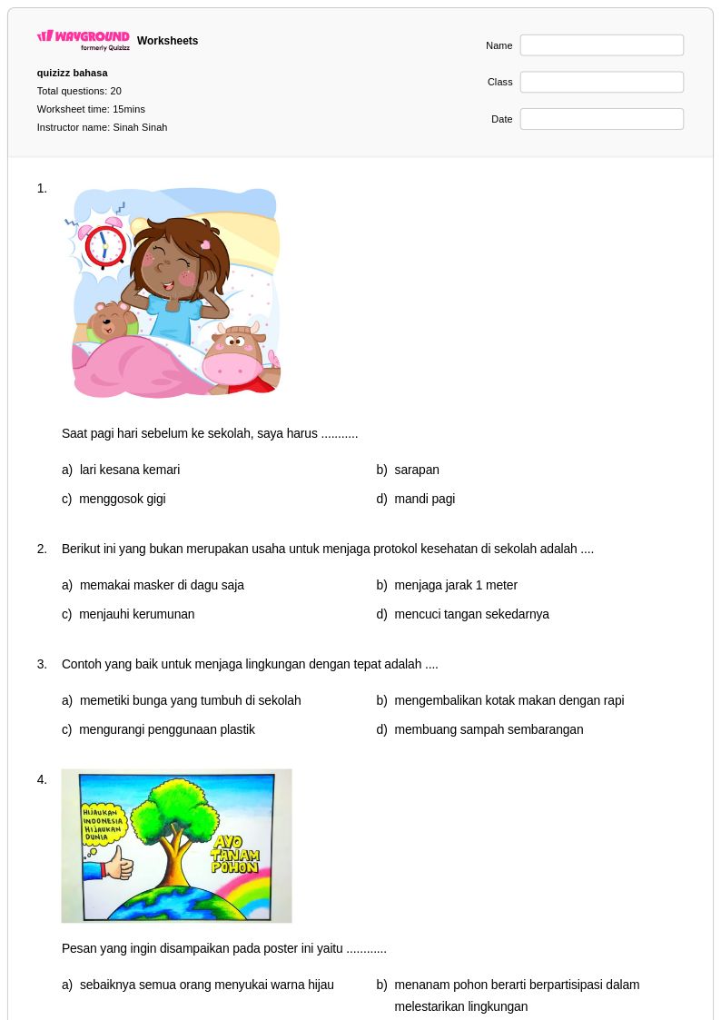 Ternyata Begini Contoh Soal Melengkapi Puisi dengan Pilihan Kata Kelas 2 SD yang Wajib Diketahui