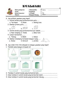 Ternyata Ini Rahasia Contoh Soal 3D Kelas 2 Semester 2 Beserta Jawaban yang Sering Bikin Salah Paham