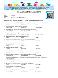 contoh soal afektif ips kelas 2