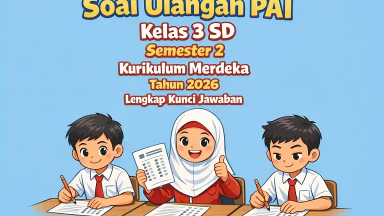Kumpulan Contoh Soal 3e Kelas 3 Semester 2 Terbaru 2026 dan Kunci Jawaban Lengkap yang Wajib Dipelajari
