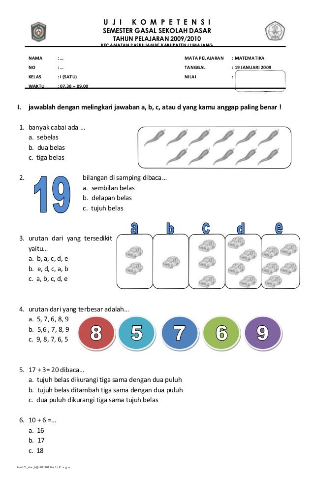 10 Contoh Soal Lomba Calistung untuk Anak Kelas 1 yang Wajib Diketahui Sebelum Kompetisi