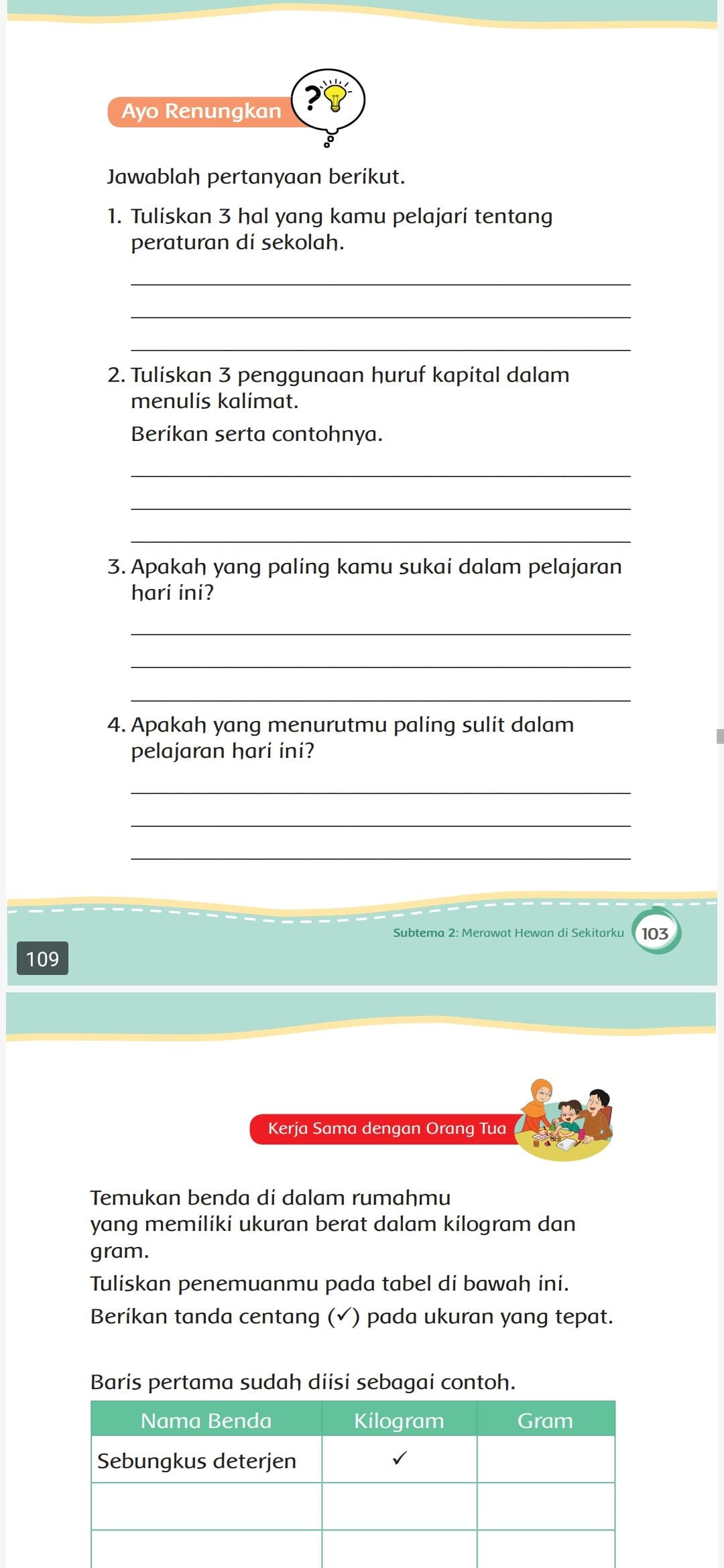 7 Rahasia Contoh Soal Kelas 2 Tema 6 Subtema 2 yang Wajib Tahu Sebelum Ujian!