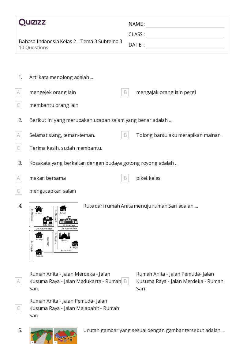 Terbukti Rahasia Belajar: 7 Contoh Soal Kelas 2 Tema 3 Subtema 3 yang Wajib Dikuasai
